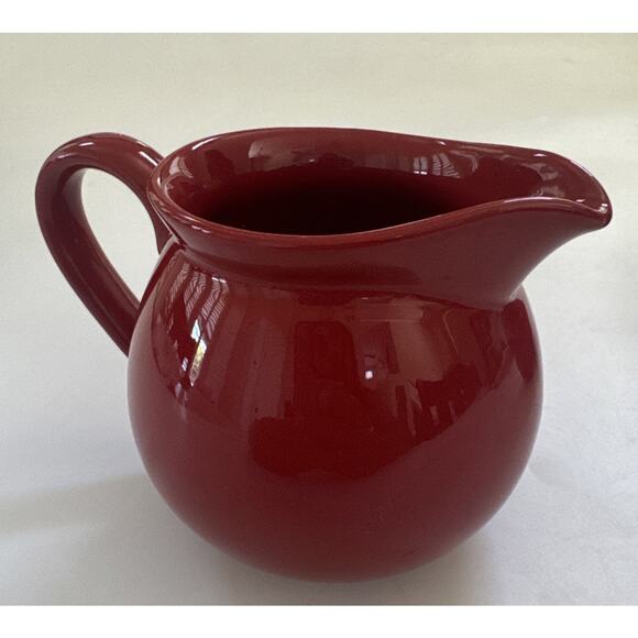 Vintage WAECHTERSBACH Red Creamer &‎ Sugar Bowl w/ Lid Set W. Germany Christmas - Picture 3 of 10